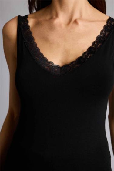 Dantel Detaylı Atlet - Görsel 4