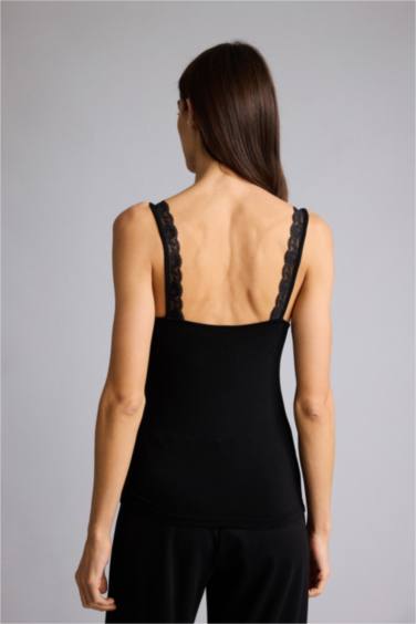 Dantel Detaylı Atlet - Görsel 5