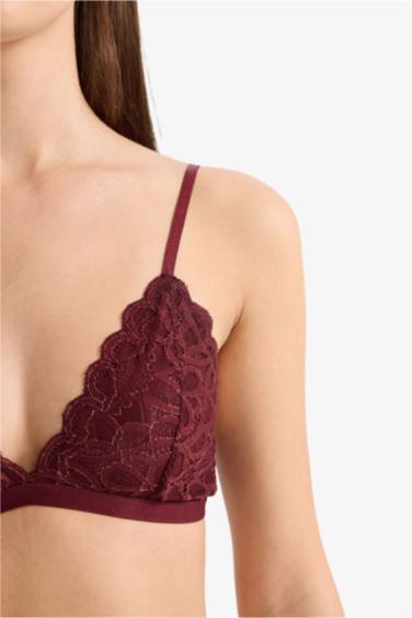 Kapsız Pedsiz Triangle Bra - Görsel 3