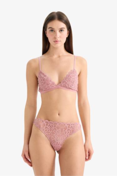 Kapsız Pedsiz Triangle Bra - Görsel 2