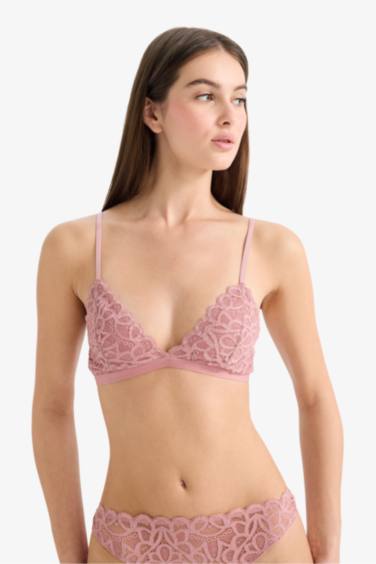 Kapsız Pedsiz Triangle Bra - Görsel 3