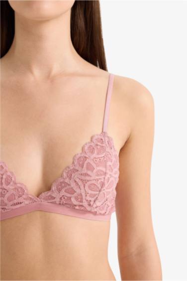 Kapsız Pedsiz Triangle Bra - Görsel 4