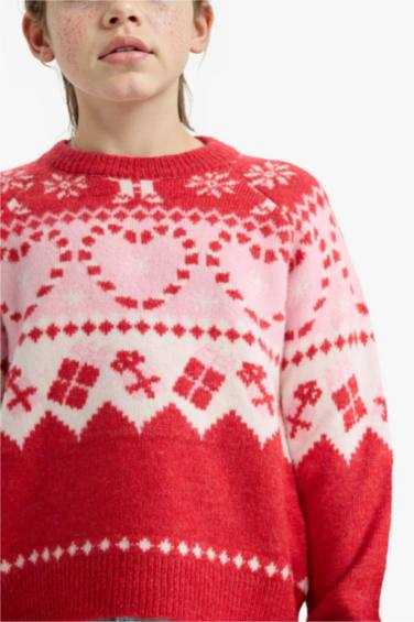 بلوز قصة عادية بياقة مستديرة