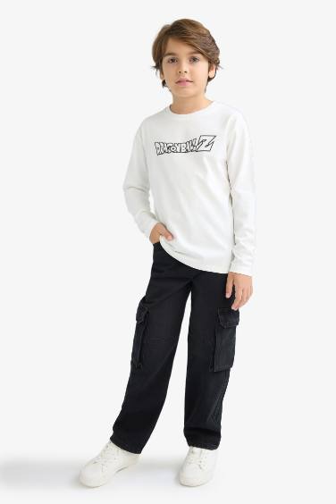 Boy Dragon Ball Crew Neck Long Sleeve T-Shirt