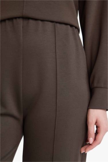 سروال رياضي قصة عادية بخصر مطاطي