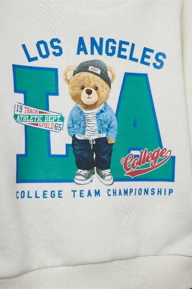 Baby Boy Printed Sweatshirt Pants 2 Piece Set