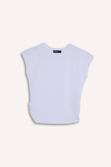 Fitted Modal Crew Neck Short Sleeve T-Shirt