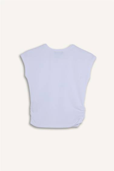 Fitted Modal Crew Neck Short Sleeve T-Shirt