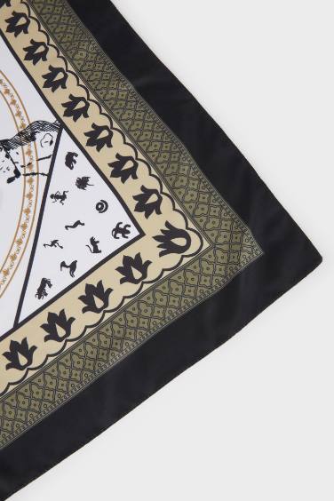 Kadın Göbeklitepe Temalı Fular