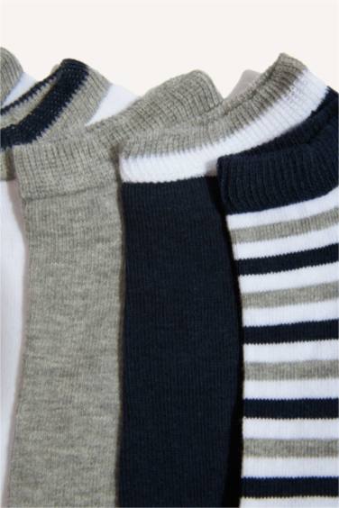 Man 5 Piece Cotton Short Socks