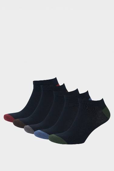 Man 5 Piece Cotton Short Socks