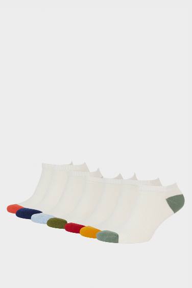 Man 7 Piece Short Cotton Socks