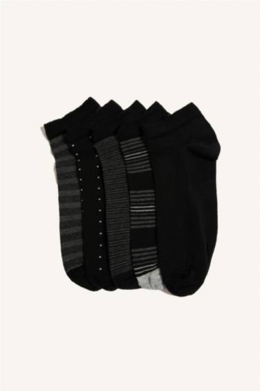Erkek 5'li Pamuklu Patik Çorap
