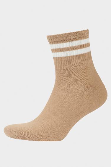 Erkek 3'lü Pamuklu Soket Çorap