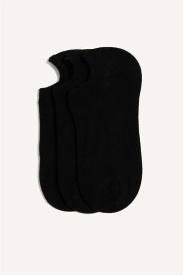 Erkek Dikişsiz 3'lü Bambu Sneaker Çorap