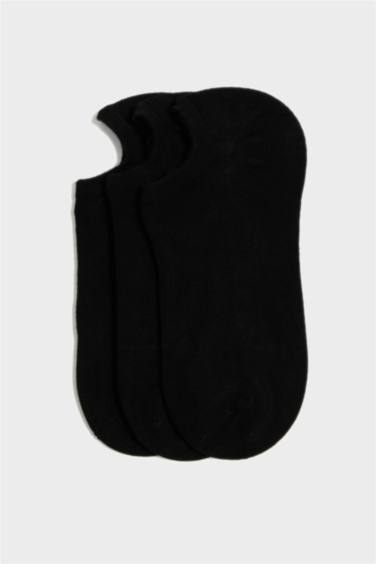 Erkek Dikişsiz 3'lü Bambu Sneaker Çorap