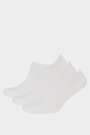 Erkek 3'lü Bambu Sneaker Çorap