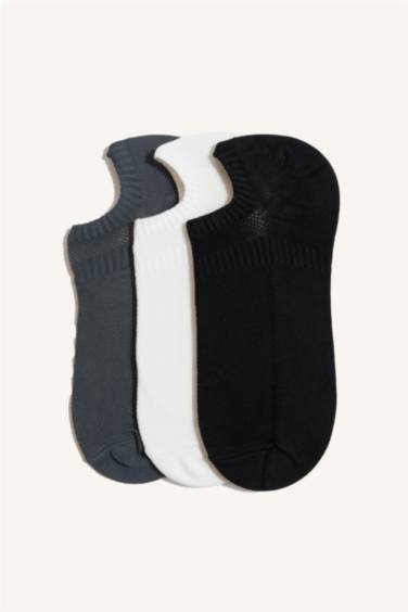 Man 3 Piece Cotton Sneaker Socks