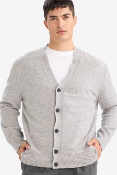 Relax Fit V-Neck Knitwear Cardigan