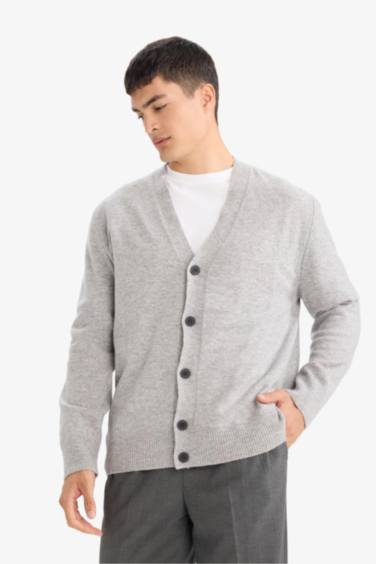 Relax Fit V-Neck Knitwear Cardigan