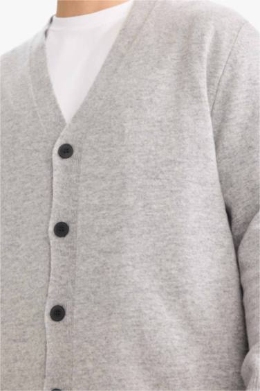 Relax Fit V-Neck Knitwear Cardigan