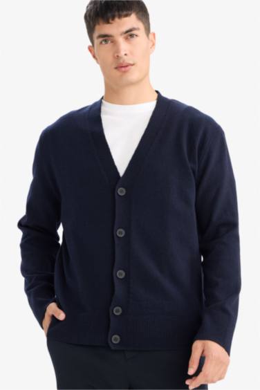 Relax Fit V-Neck Knitwear Cardigan