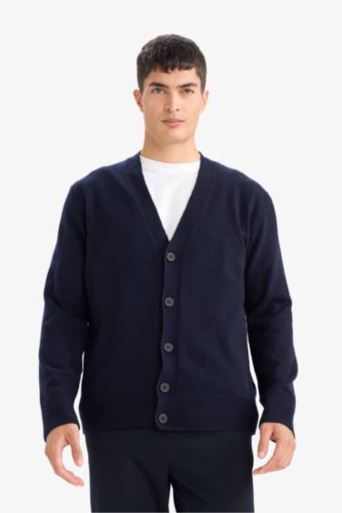 Relax Fit V-Neck Knitwear Cardigan