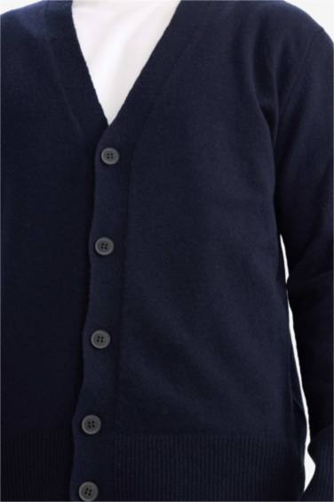 Relax Fit V-Neck Knitwear Cardigan