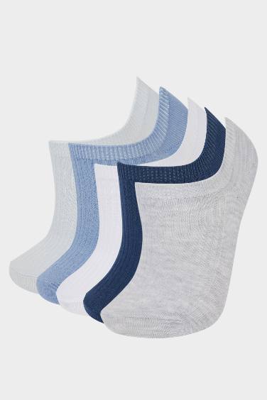 جوارب سنيكرز قطن نسائي - 5 قطع