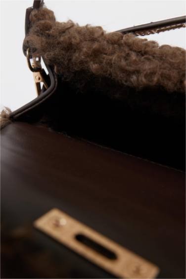 Kadın Pelüş El Çantası