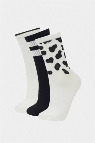 Woman 3 Piece Cotton Long sock