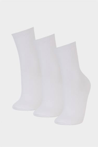 Woman 3 Piece Cotton Long sock