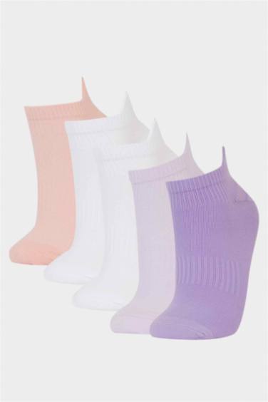 Lot de 5 Chaussettes en coton pour femme