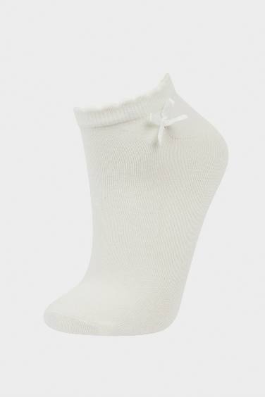 Kadın 3'lü Pamuklu Patik Çorap