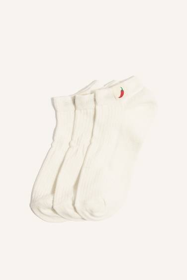 Woman 3 piece Cotton Short Socks