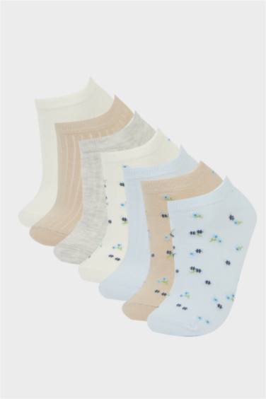 شرابات حريمي قطن قصيرة - 7 قطع