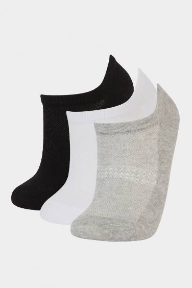 Woman 3 Piece Cotton Ankle Socks