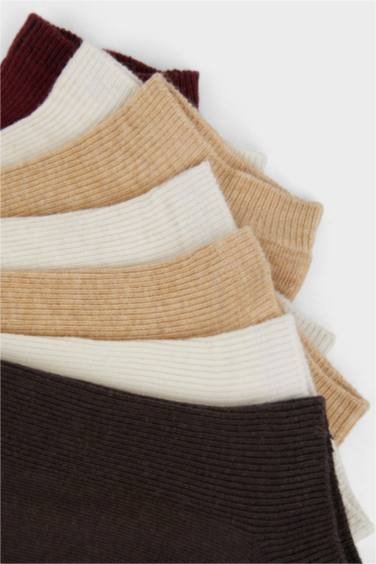 7'li Pamuklu Patik Çorap - Görsel 6