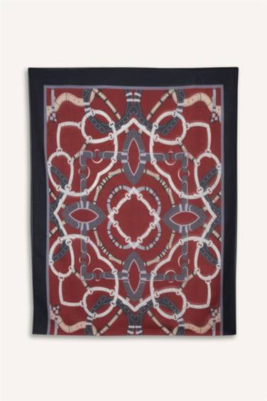 Kadın Desenli Tesettür Şal