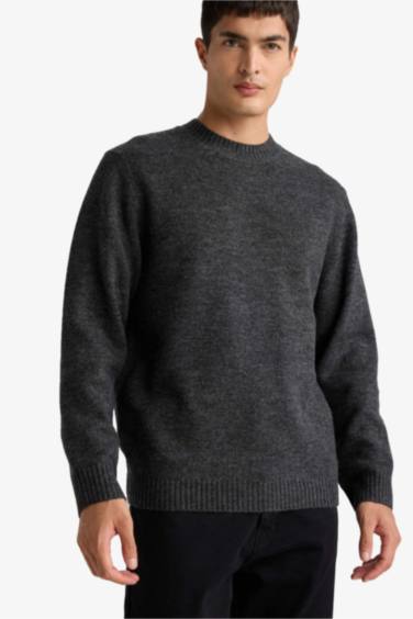 Relax Fit Crew Neck Knitwear Pullover