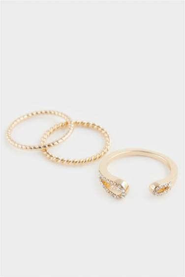 Kadın 6'lı Gold Yüzük