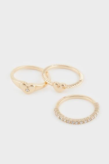 Kadın 6'lı Gold Yüzük