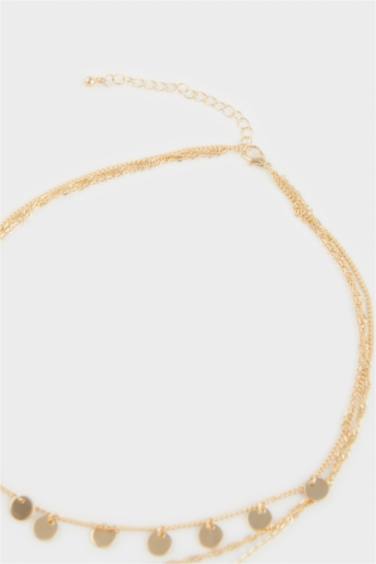 Kadın 3'lü Gold Kolye