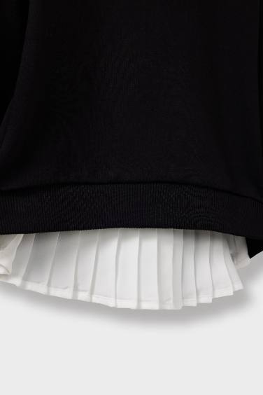 Baby Girl Printed Soft Lining Sweatshirt