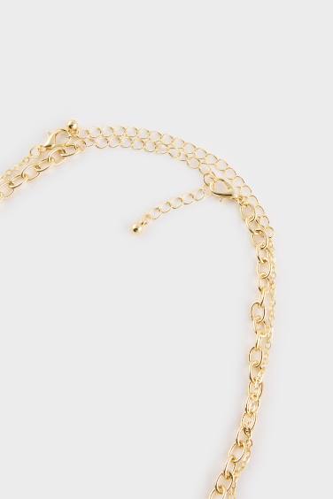 Kadın Zincir Gold Kolye