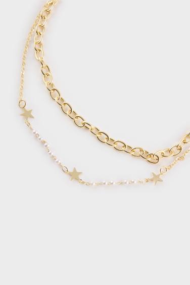 Kadın Zincir Gold Kolye