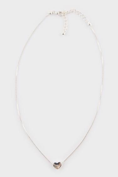 Kadın Minimal Kalp Silver Kolye