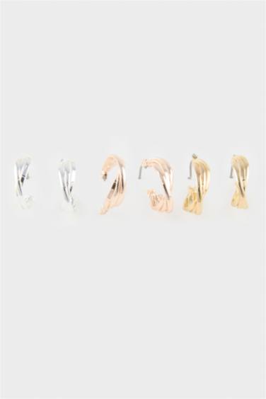 Kadın 3'lü Halka Küpe