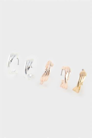 Kadın 3'lü Halka Küpe