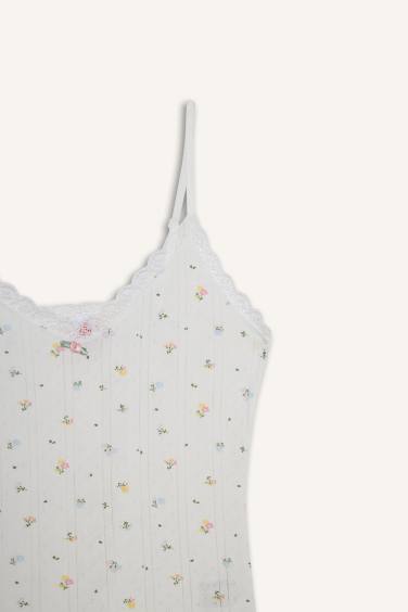 Fall in Love Cotton Patterned Tank Top